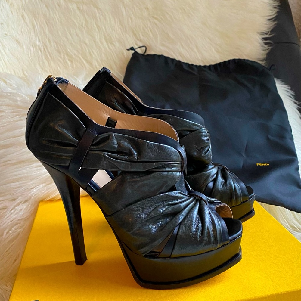 Authentic Fendi Black Booties